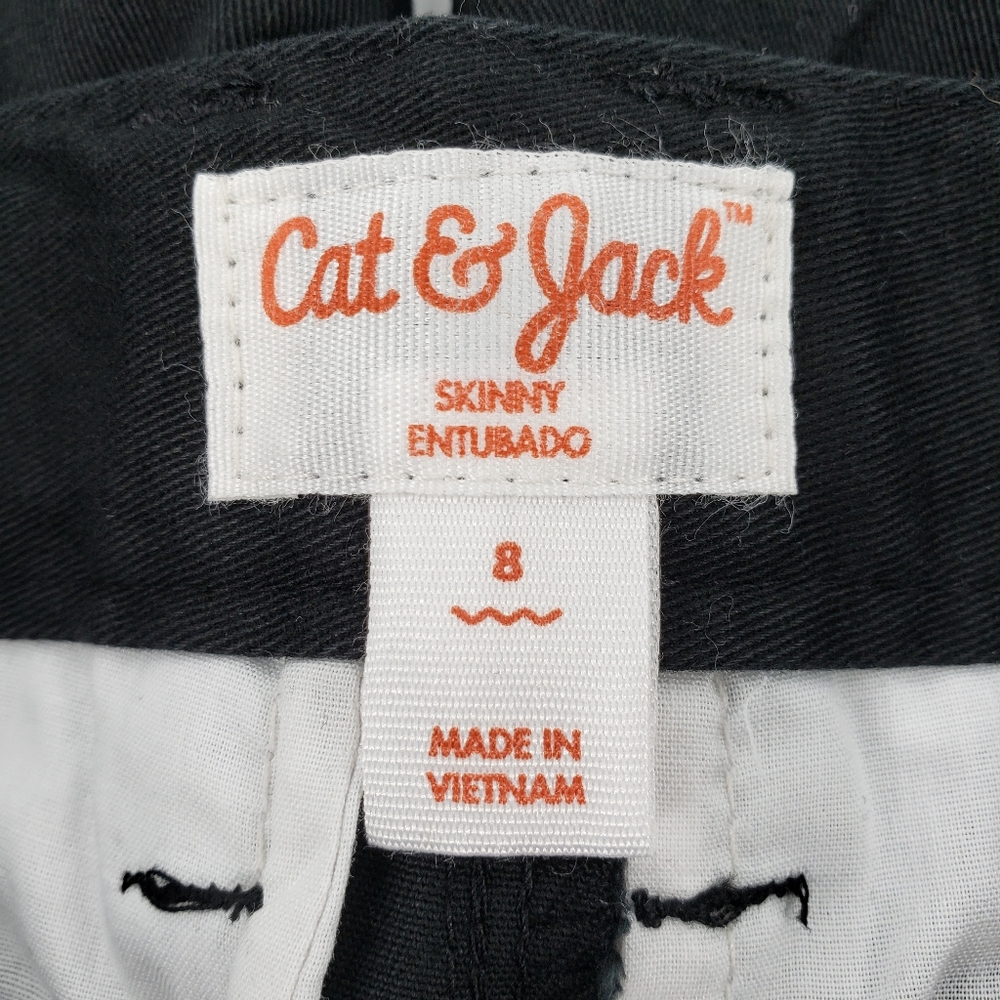 NWT Cat & Jack Boys School Uniform Pants Size 8 - Four Pack Ebony - Picture 4 of 8